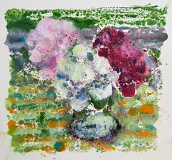 Garvey Rita  Art & Antiques Lois Borgenicht Oil monotype