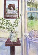 Garvey Rita  Art & Antiques Julia Felsenthal Watercolor and gouache on Arches paper