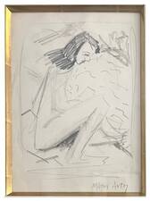 Garvey Rita  Art & Antiques Milton Avery (1885-1965) Graphite on paper