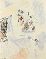 Garvey Rita  Art & Antiques Robert De Niro, Sr. (1922-1993) Crayon on paper