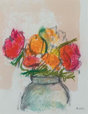Garvey Rita  Art & Antiques Robert Kulicke (1924-2007)  Mixed media on paper
