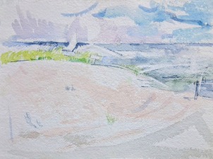 Garvey Rita  Art & Antiques Irving Katzenstein (1907-1973) Watercolor on paper