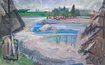 Garvey Rita  Art & Antiques Irving Katzenstein (1907-1973) Watercolor on paper