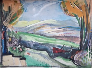 Garvey Rita  Art & Antiques Irving Katzenstein (1907-1973) Watercolor on paper