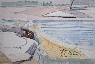 Garvey Rita  Art & Antiques Irving Katzenstein (1907-1973) Watwercolor on paper