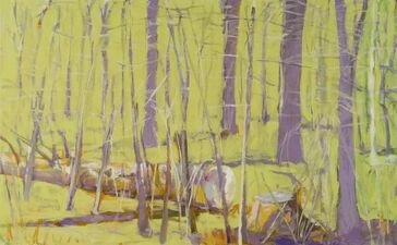 Garvey Rita  Art & Antiques Wolf Kahn (1927-2020) Screenprint-Edition of 99