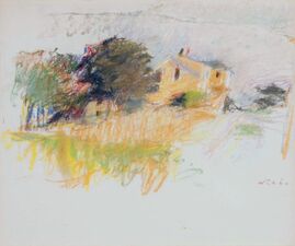 Garvey Rita  Art & Antiques Wolf Kahn (1927-2020) Pastel