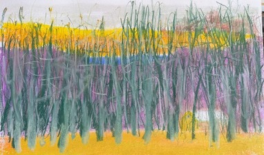Garvey Rita  Art & Antiques Wolf Kahn (1927-2020) Pastel