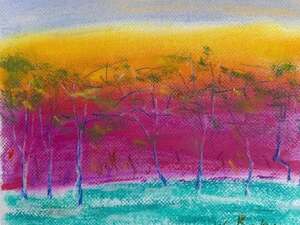 Garvey Rita  Art & Antiques Wolf Kahn (1927-2020) Pastel on paper