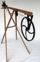 Gary DiBenedetto Kinetic Sound Sculptures Found objects, wood, brass, steel, audio technology