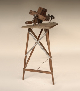 Gary DiBenedetto Kinetic Sound Sculptures Found objects, wood, steel, audio technology
