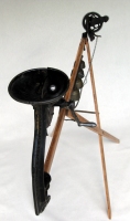 Gary DiBenedetto Kinetic Sound Sculptures Found objects, wood, brass, steel, audio technology