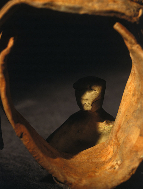  CAVE: An Evocation of the Beginnings of Art (images from the book written by Richard Lewis, Sculpture by Elizabeth Crawford, Photography by George Hirose, Touchstone Center Press 2004) 