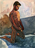  - "Erotic Life Drawings/Misc. Erotic Work" - <i>Warning: Adult Content, please be 18 to view</i> Watercolor on Paper