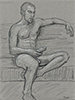  - "Erotic Life Drawings/Misc. Erotic Work" - <i>Warning: Adult Content, please be 18 to view</i> Life Drawing - Pencil on Toned Paper