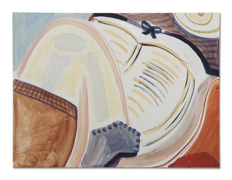 Bonnet Recent Paintings guache and pastel on paper