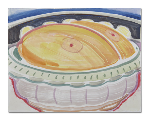 Cakes Recent Paintings guache and pastel on paper