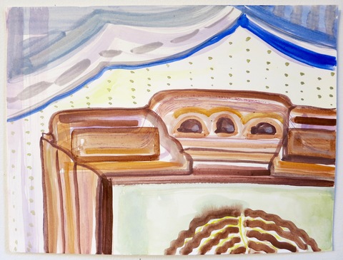 Untitled Study Recent Paintings guache and pastel on paper