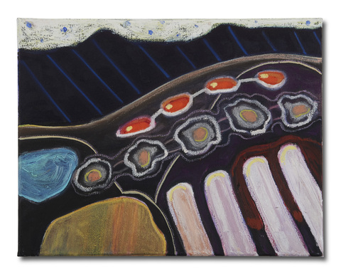 Sleeping Recent Paintings mixed media on canvas
