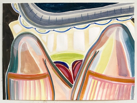 After / Diluted Recent Paintings mixed media on paper