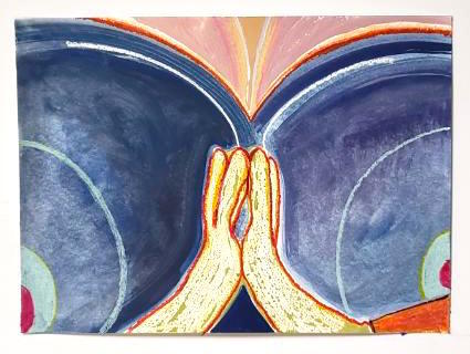 Schemin Recent Paintings gouache and mixed media on paper