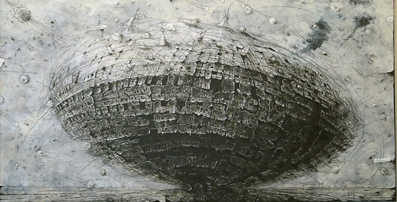Gerry Bergstein Grisaille 2001-2006 oil on paper