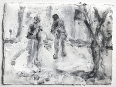 Gilda Pervin Drawings/paintings Acrylic paint, charcoal, on paper
