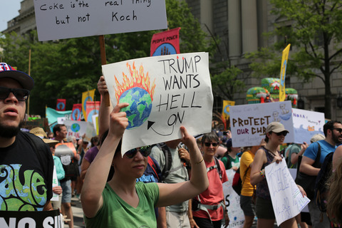  People's Climate March Washington DC 4/29/17 