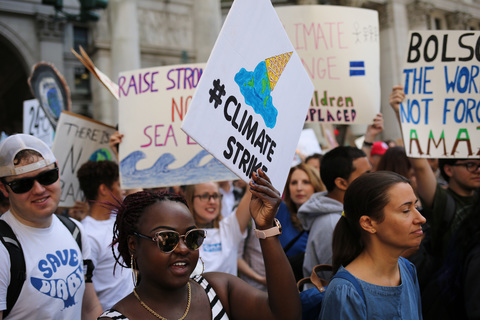  Climate Strike March From Foley Square to Battery Park NYC 9/20/19 