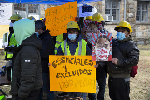  Excluded & Essential Workers Hunger Strike March - April 2021 
