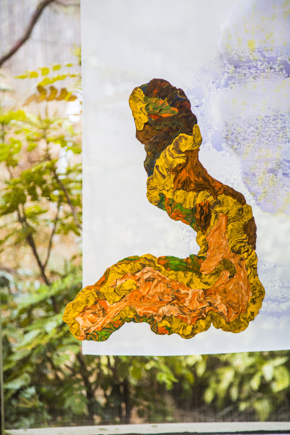 Gina Ruggeri Noyes Museum Project 2015 Mixed media (modeling clay, acrylic on polyester)