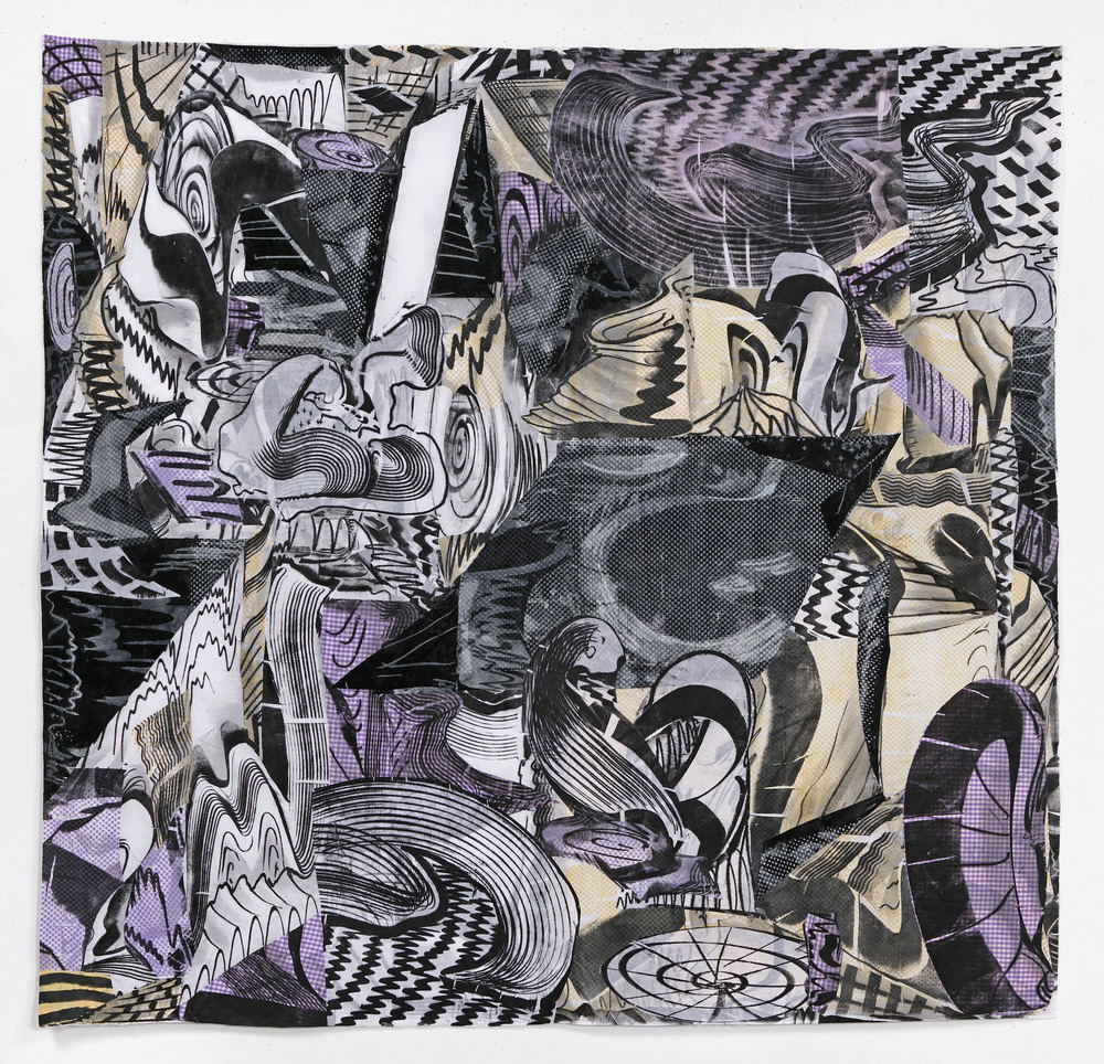 Gina Ruggeri Works 2019–2020 Acrylic on Cloth Collage