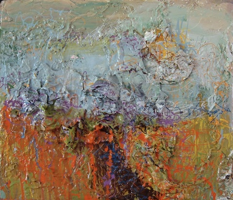 Guy Romagna New Paintings oil paints and 36 gauge aluminum on honeycomb cardboard