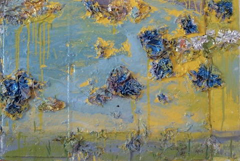 Guy Romagna New Paintings oil paints and 36 gauge aluminum on wood panel