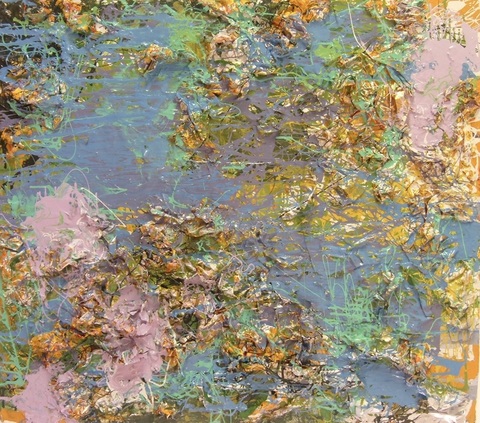 Guy Romagna New Paintings oil paints on aluminum and honeycomb cardboard