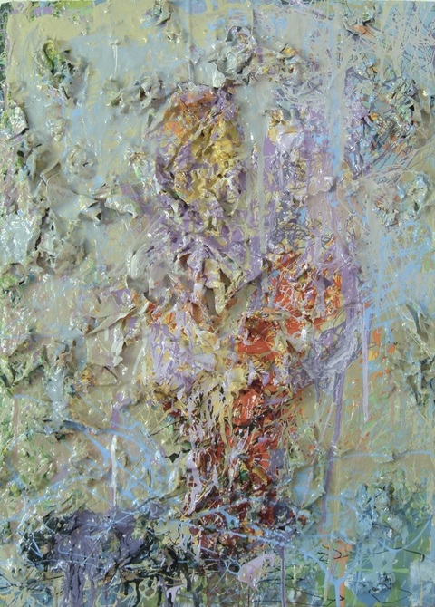 Guy Romagna New Paintings oil paints on aluminum and honeycomb cardboard