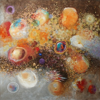 Harry Powers Cosmology Acrylic on canvas