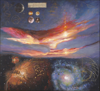 Harry Powers Cosmology Oil, acrylic on canvas
