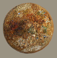 Harry Powers Origins Stone, smalti, shell mosaic