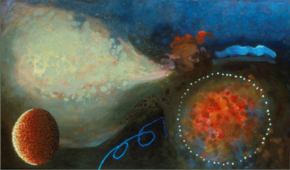 Harry Powers Cosmology Oil on canvas