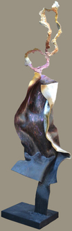 Harry Powers Cosmology Cast Aluminum, acrylic glaze