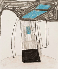 Heather Swenson 2012 charcoal and colored pencil on paper