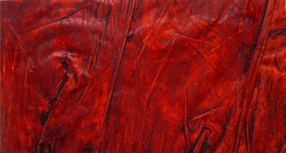 HEIDI BARKUN Red blankets Mixed media on velum