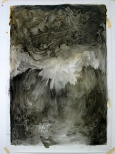 HEIDI BARKUN From the darkness Charcoal and oil on vellum