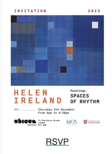 Helen Ireland Solo show Ubicua gallery 2023 Spaces of Rhythm 