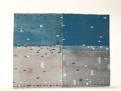 Helen Ireland  works on paper Gouache on paper