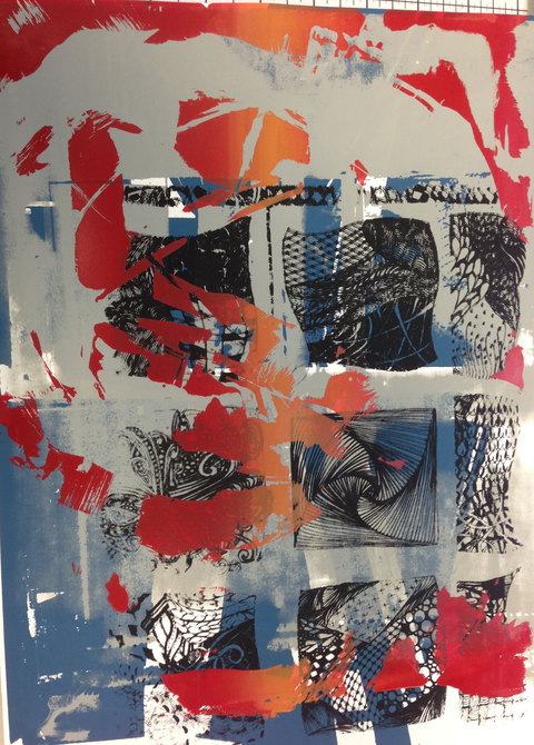 Silkscreen Workshop at Hirst Printmaking Silkscreen Workshop