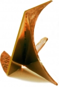 HJ BOTT 	SCULPTURE, DoV Polychromed, patinated & polished silicon bronze
