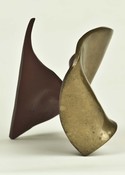 HJ BOTT 	SCULPTURE, DoV polished and patinated/painted silicon bronze