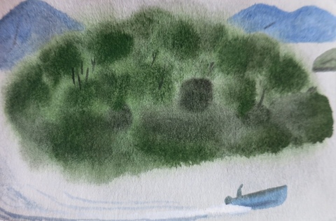 Imogen Gallery  Watercolor on paper
